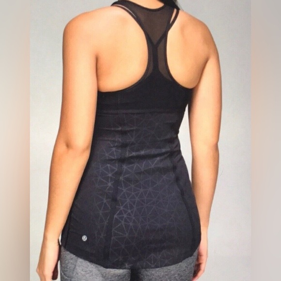 Lululemon Pedal Pace Zip Front Mesh Tank - Picture 1 of 7